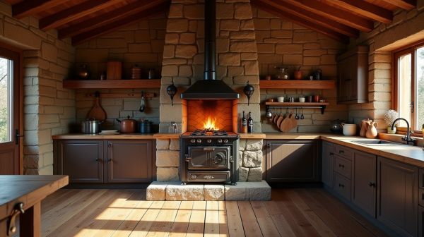 Choisir une cuisinière à bois pour une cuisine durable